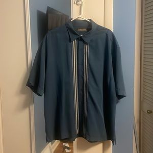 Cubavera Ombre embroidered shirt